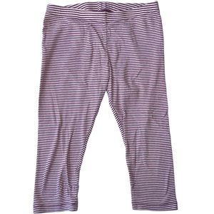 Tea Collection striped Capri leggings size 8